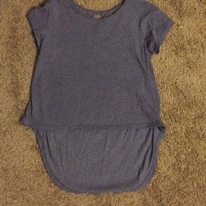 Cute/long back, purple, great condition, shirt.